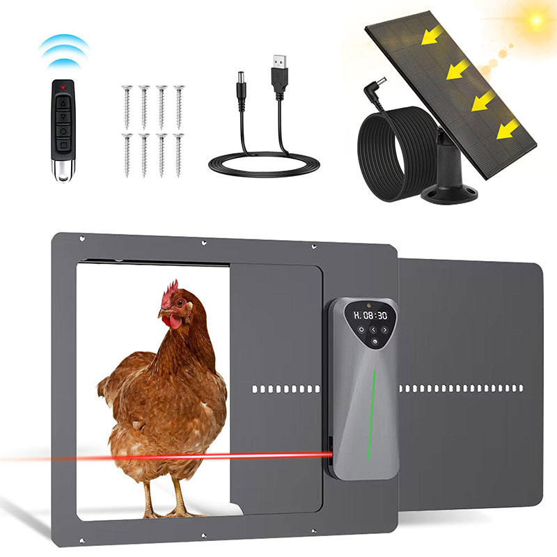 Automatic Chicken Door Opener Solar - Дверь для курятника с управлением через