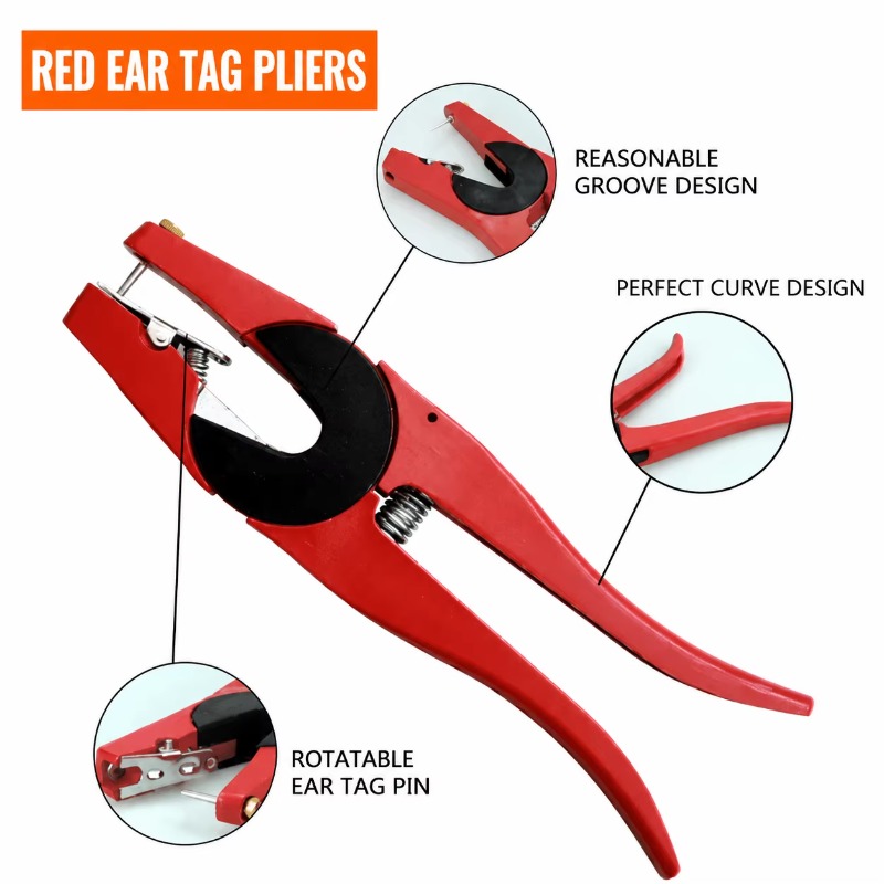 Cattle Ear Tag Applicator - Высококачественный металлический аппликатор для ушных бирок
