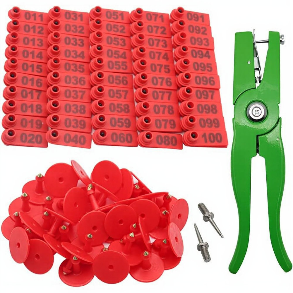 Cattle Ear Tag Applicator - Щипцы для маркировки ушей животных, 24