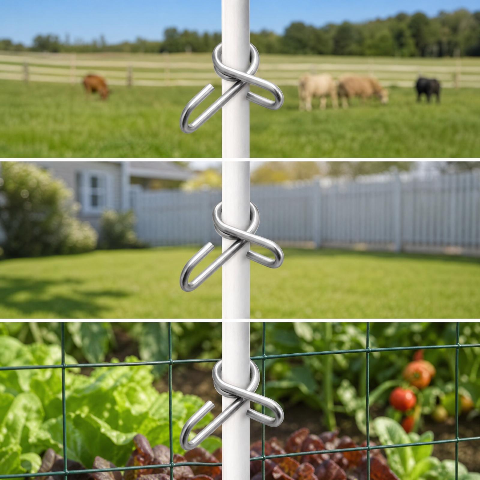 Electric Fence Insulator Post - Изолирующий зажим для провода электрического забора,