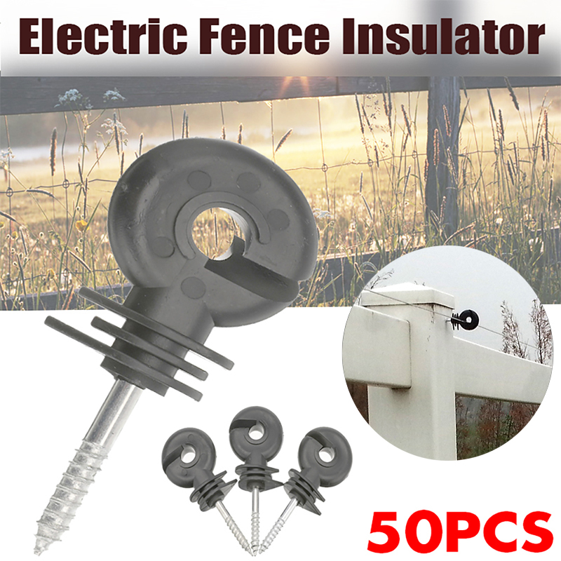 Electric Fence Insulator Post - 50 шт. изоляторы для электрического забора,