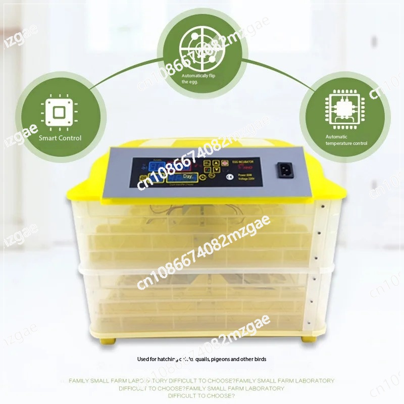 Полностью автоматический мини- – обзор и цена Poultry Incubator 96 Eggs
