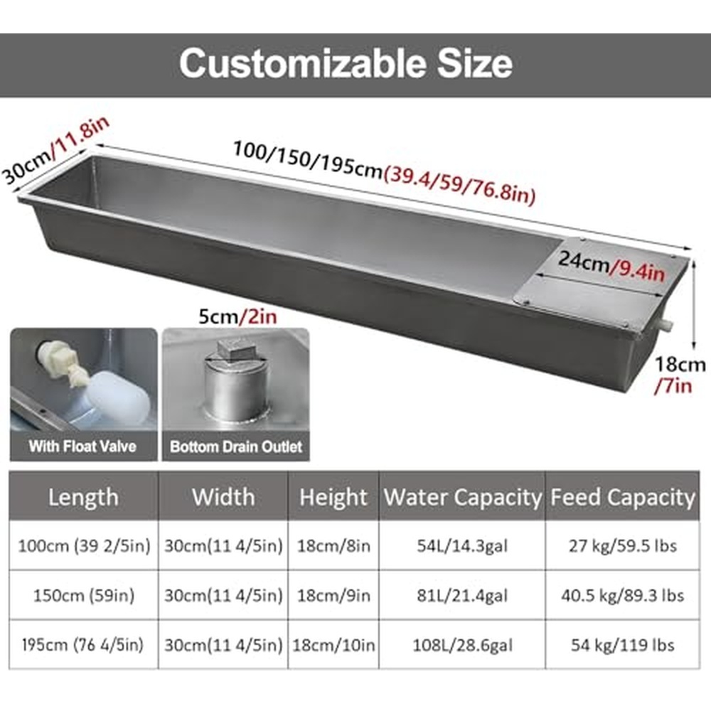 Прочные оцинкованные водяные к – обзор и цена Livestock Water Trough Float Valve