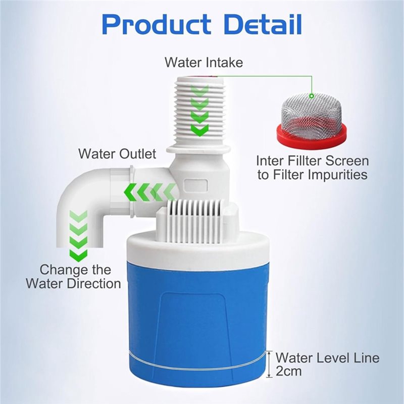 DT17 Поплавковый клапан с верх – обзор и цена Livestock Water Trough Float Valve