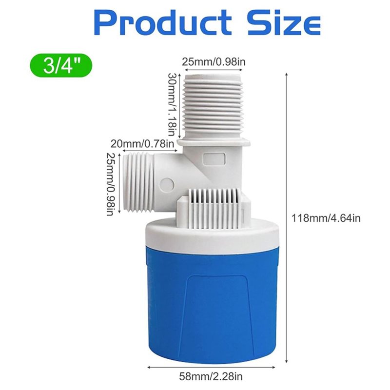 DT17 Поплавковый клапан с верх – обзор и цена Livestock Water Trough Float Valve