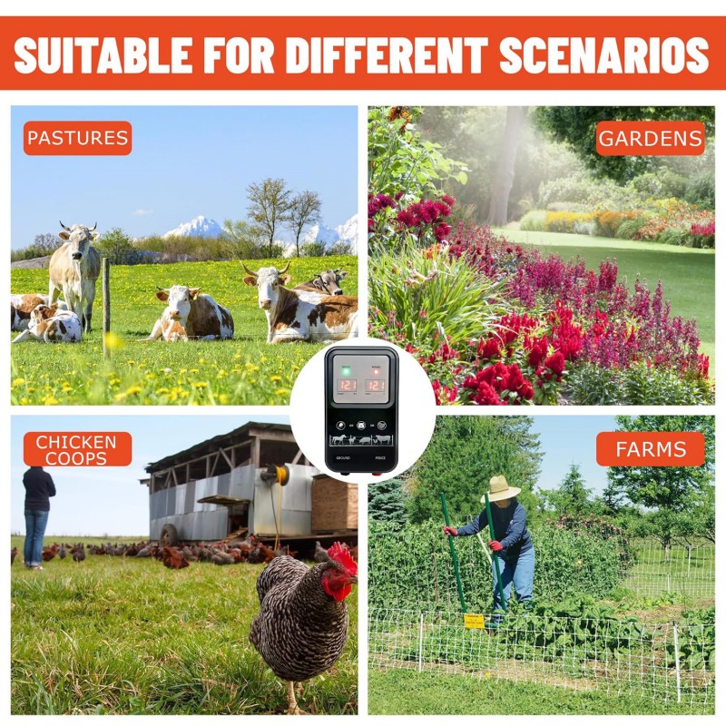 Электрический изгородь-энергог – обзор и цена Livestock Fence Energizer 12V
