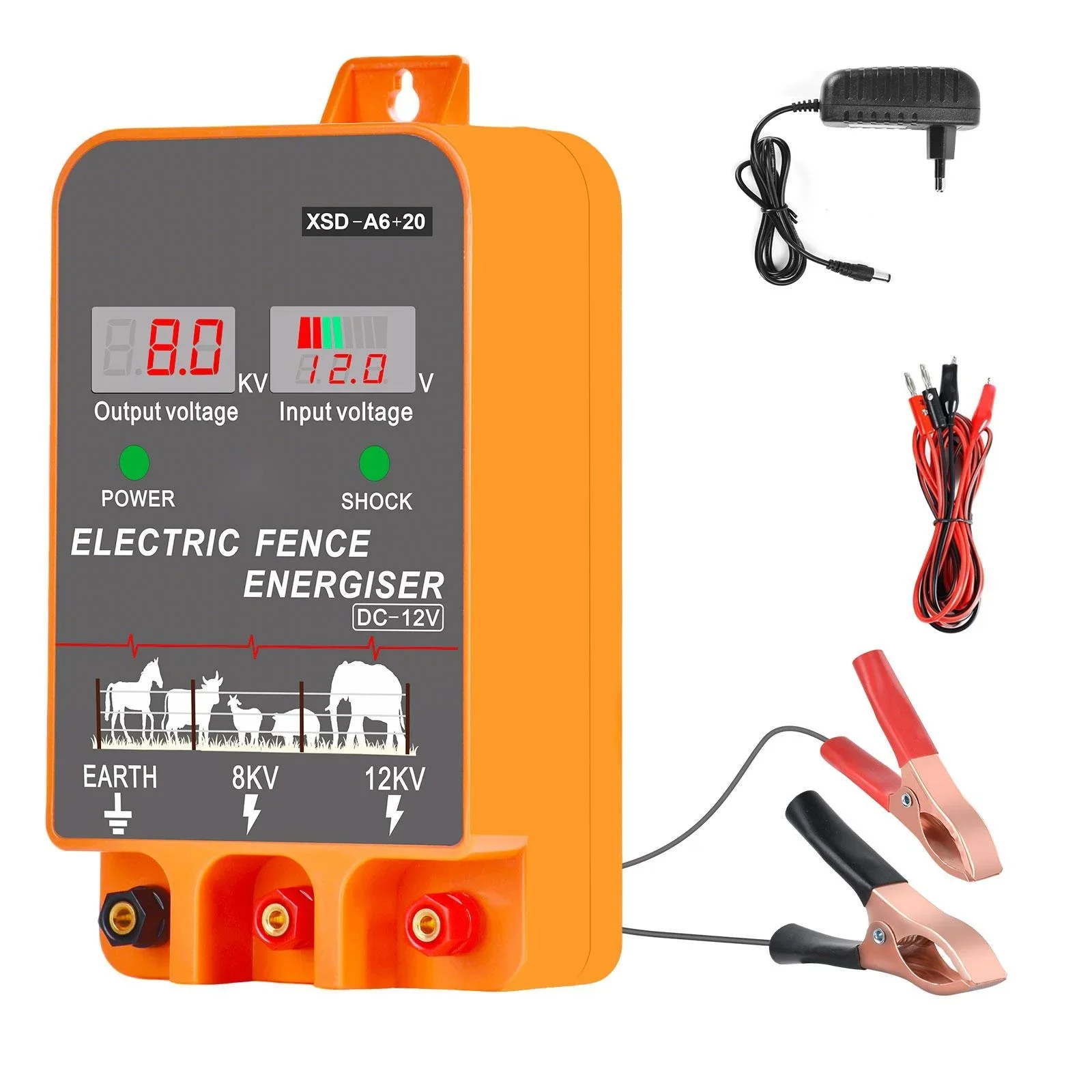 Электрический ограждающий комп – обзор и цена Livestock Fence Energizer 12V