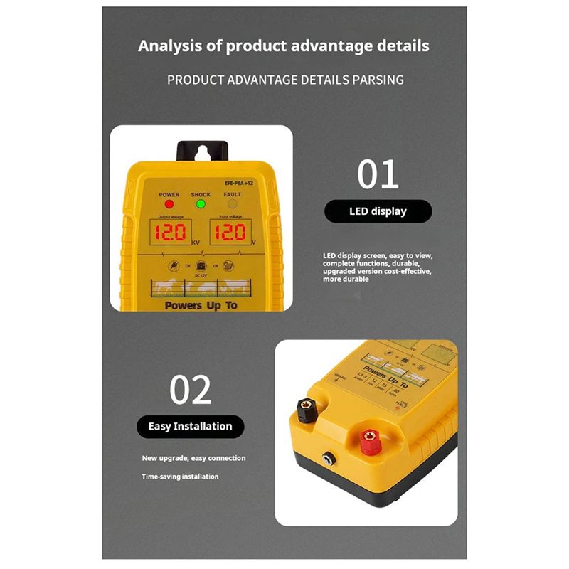 Электронный импульсный забор D – обзор и цена Livestock Fence Energizer 12V