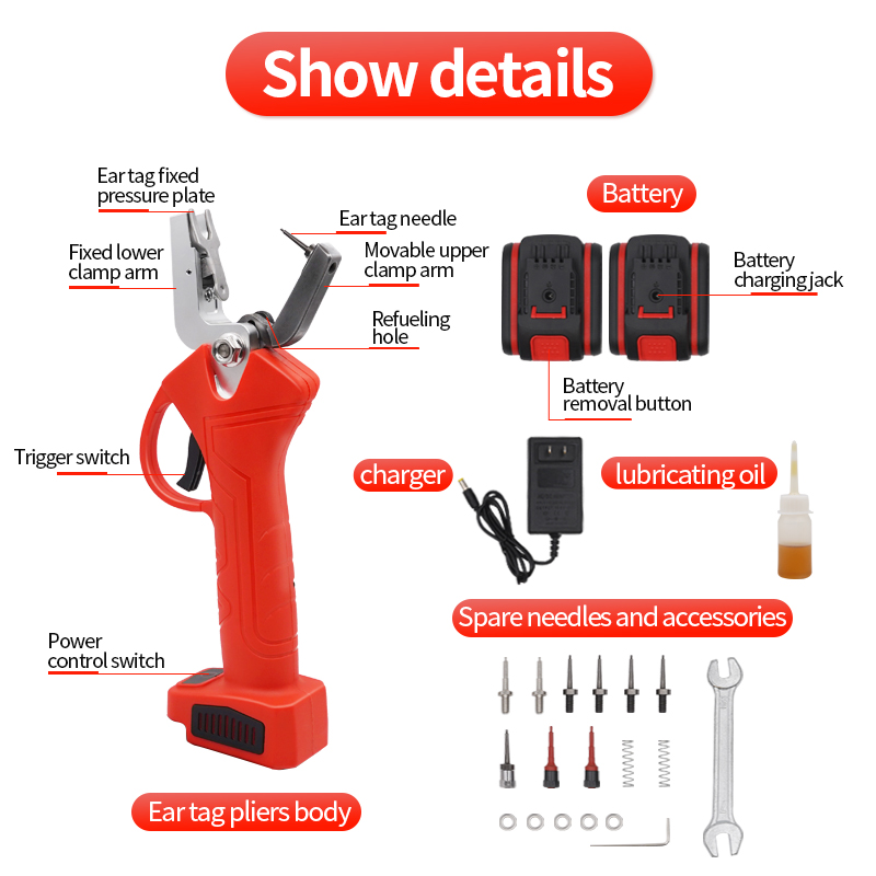 Электрический инструмент для у – обзор и цена Cattle Ear Tag Applicator