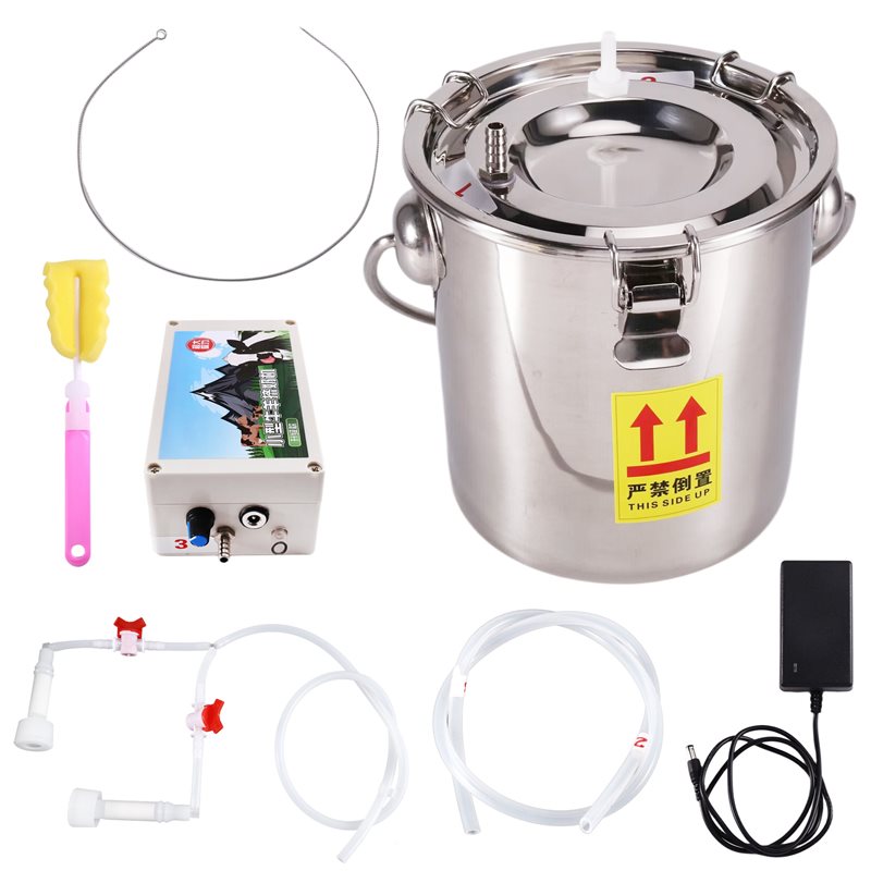 Вакуумный пульсирующий доильны – обзор и цена Goat Milking Machine Portable