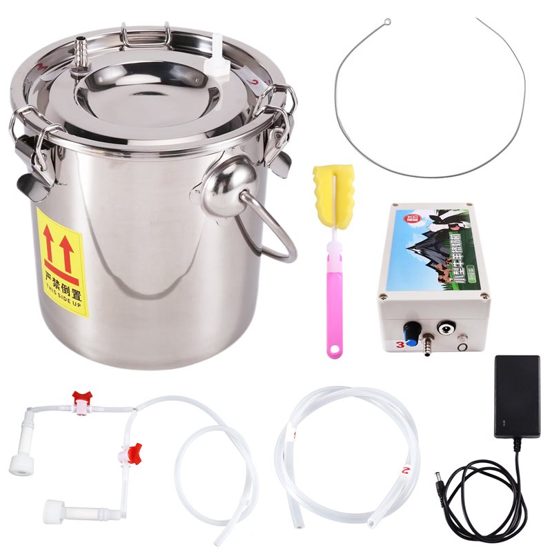 Вакуумный пульсирующий доильны – обзор и цена Goat Milking Machine Portable