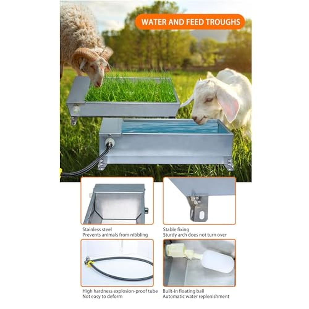 Автоматическая поилка для скот – обзор и цена Livestock Water Trough Float Valve