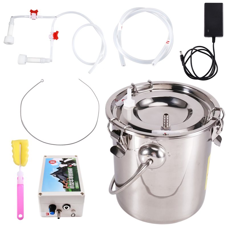 Вакуумный пульсирующий доильны – обзор и цена Goat Milking Machine Portable
