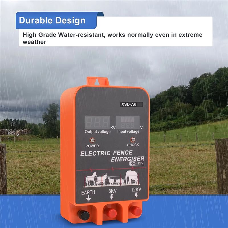 Электрический ограждающий аппа – обзор и цена Livestock Fence Energizer 12V