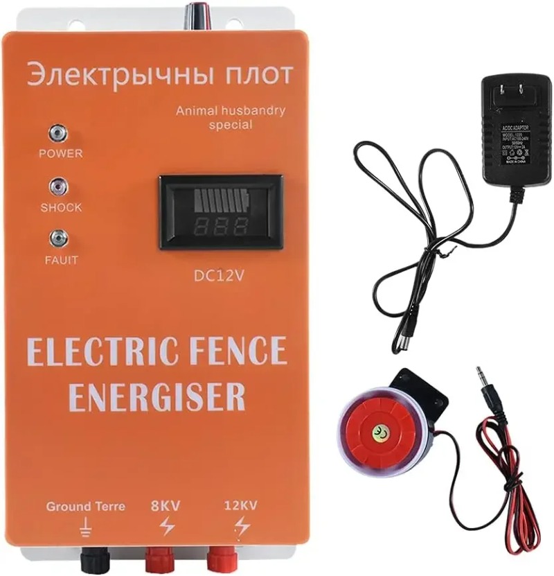 Электрический ограждающий аппа – обзор и цена Livestock Fence Energizer 12V