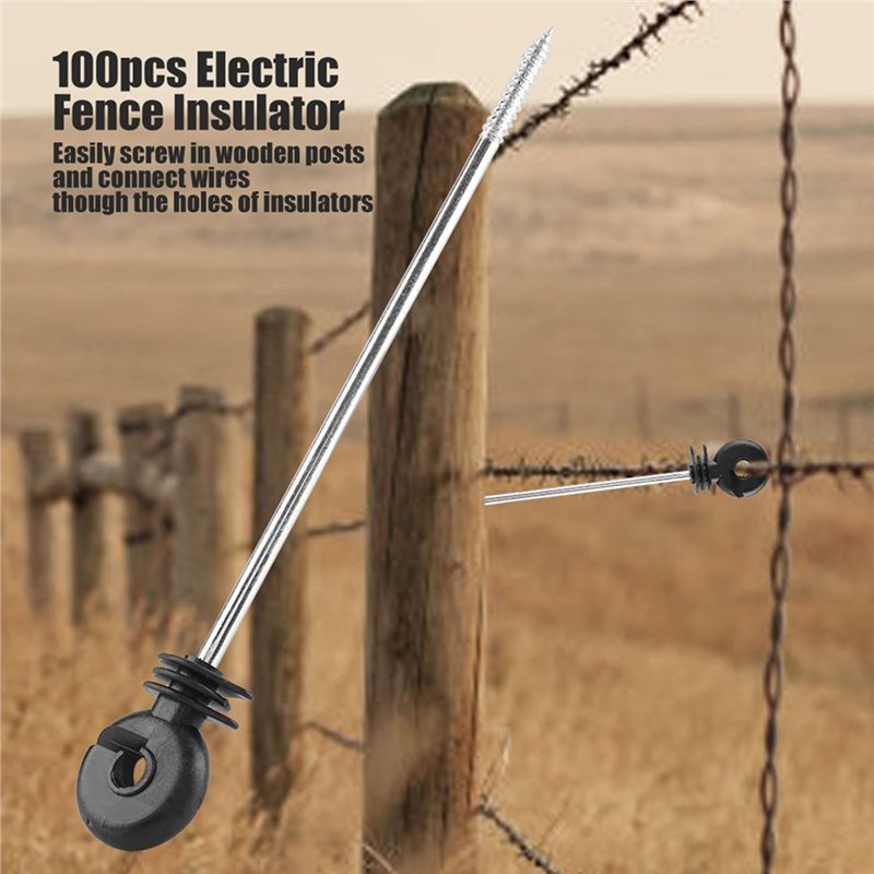 AEE4-100 шт. Изоляторы для эле – обзор и цена Electric Fence Insulator Post