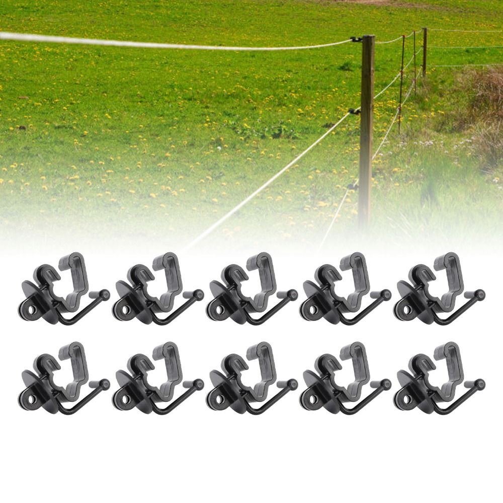 25 шт. пластиковых изоляторов  – обзор и цена Electric Fence Insulator Post