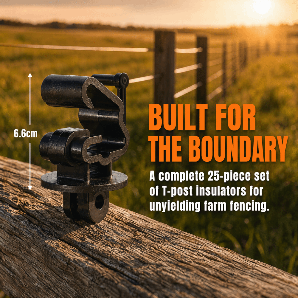 25 шт. пластиковых изоляторов  – обзор и цена Electric Fence Insulator Post