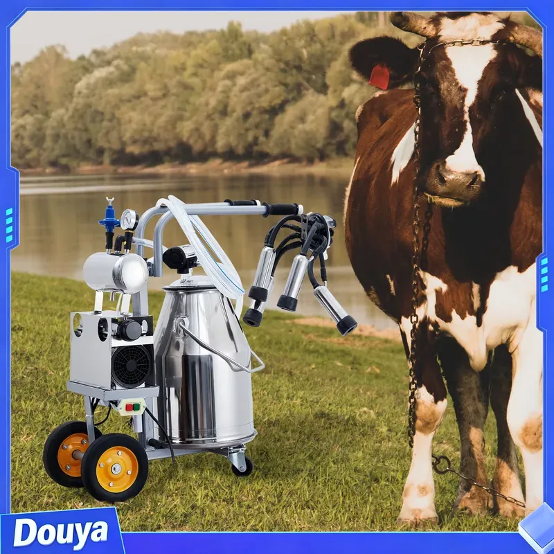 Электрическая доильная машина  – обзор и цена Goat Milking Machine Portable