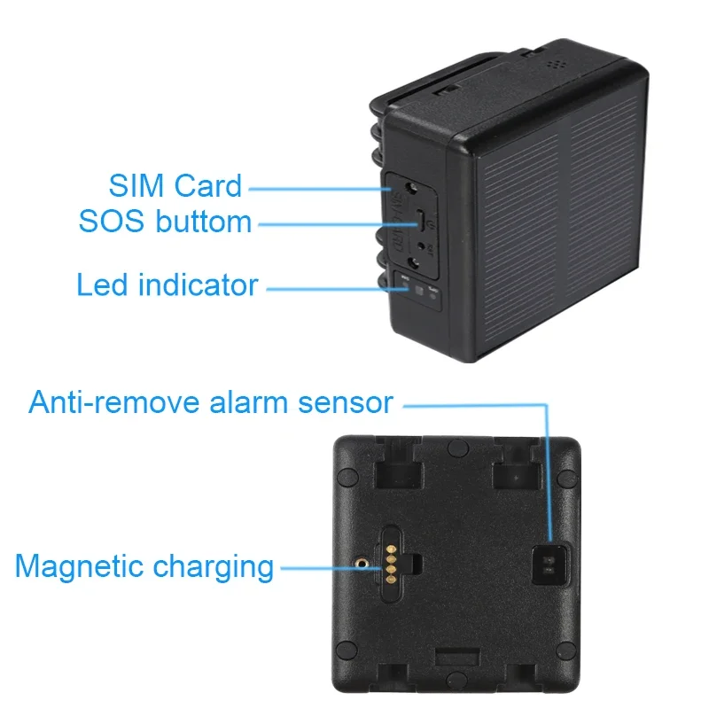 RF-V26 2G солнечный GPS-трекер – обзор и цена Animal Gps Tracker 4G Solar