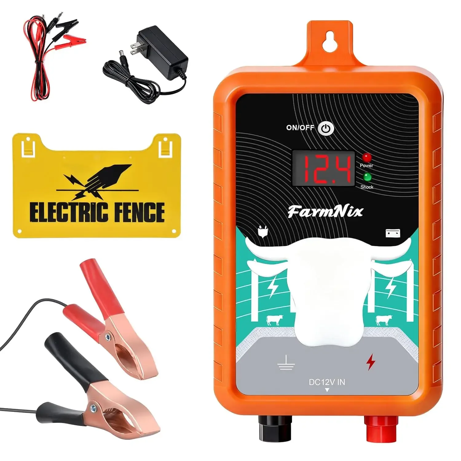 Электрический ограждающий аппа – обзор и цена Livestock Fence Energizer 12V