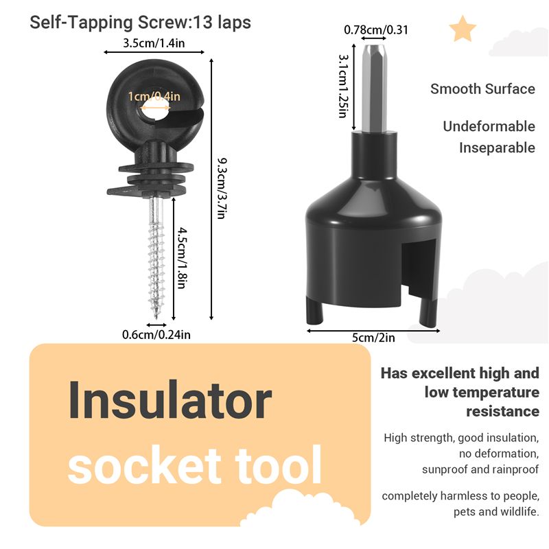 Изолятор для электрического ог – обзор и цена Electric Fence Insulator Post