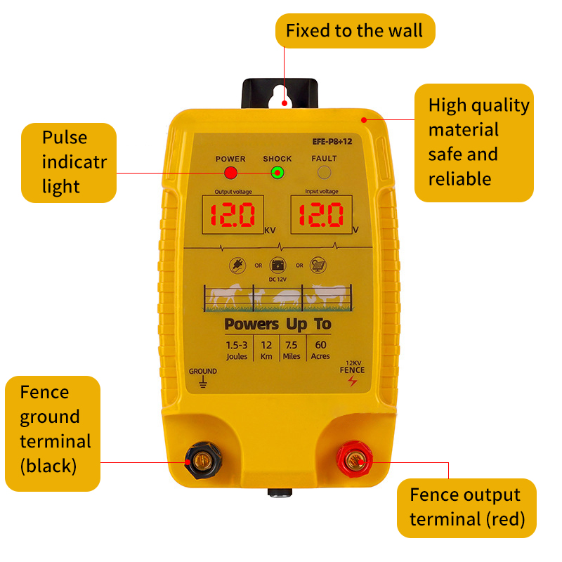 Электрический ограждающий аппа – обзор и цена Livestock Fence Energizer 12V