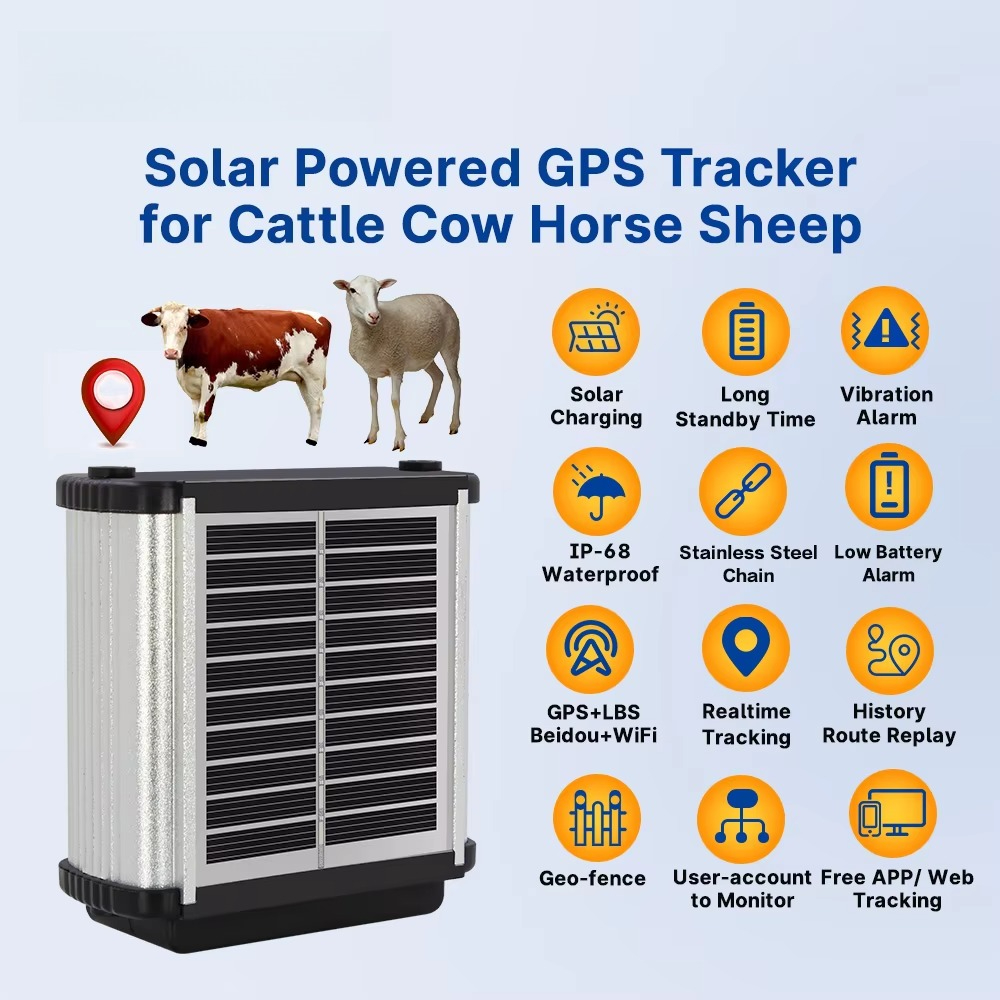 4G Животные GPS-ошейник B38 55 – обзор и цена Animal Gps Tracker 4G Solar