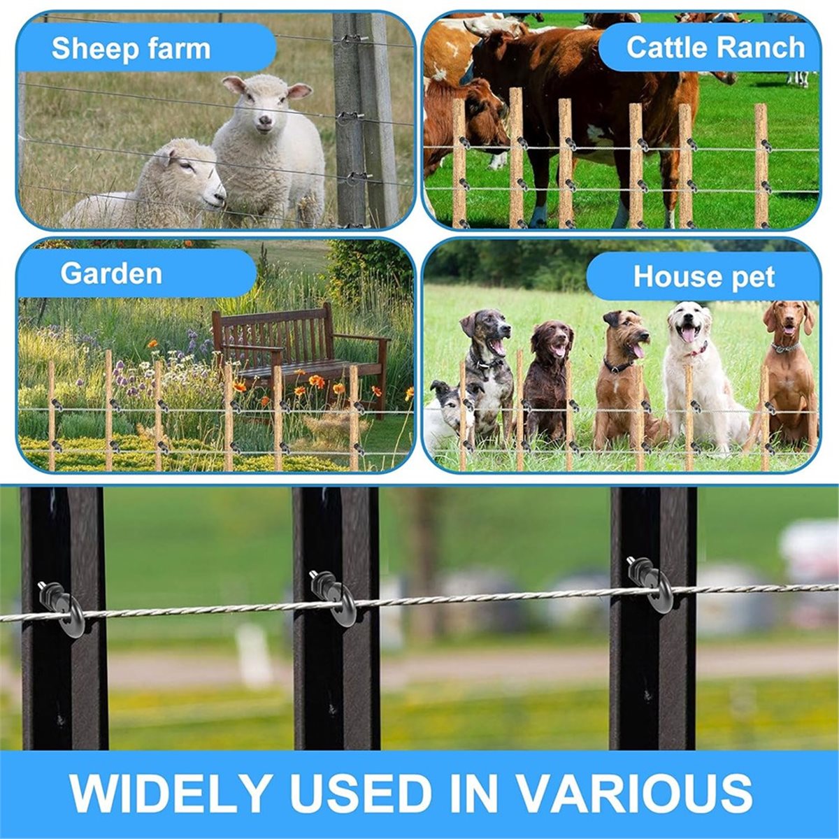 Изолаторы для электрических ог – обзор и цена Electric Fence Insulator Post