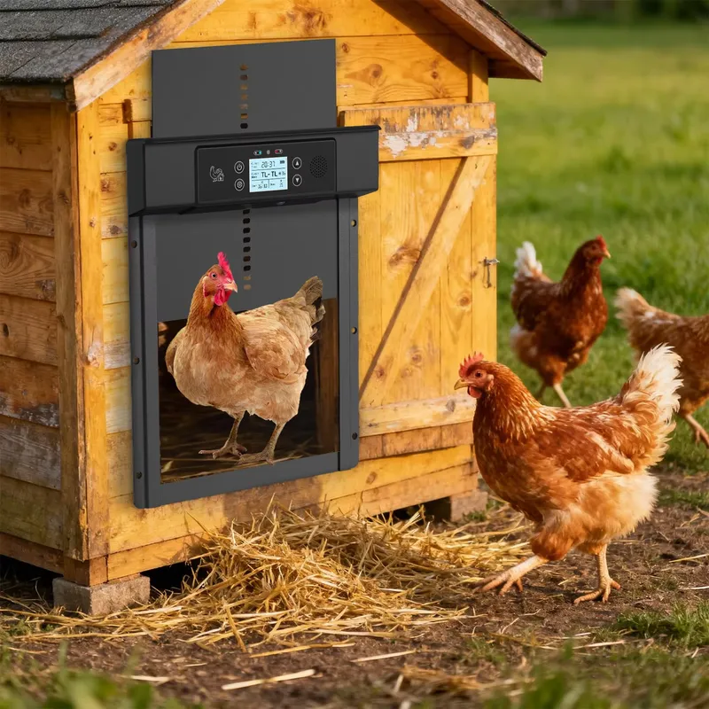 Умный автоматический современн – обзор и цена Automatic Chicken Door Opener Solar
