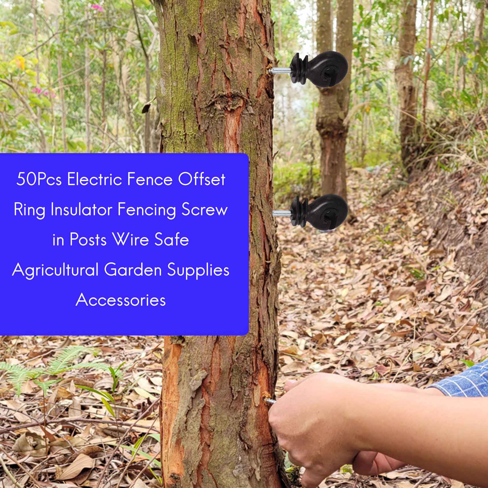 GTS 50 шт. Изоляторы-кольца дл – обзор и цена Electric Fence Insulator Post