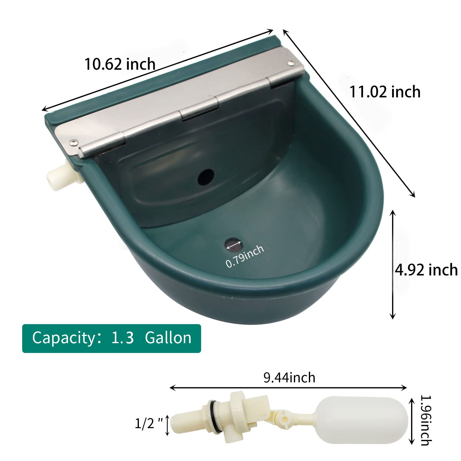 Автоматическая пластиковая пои – обзор и цена Livestock Water Trough Float Valve