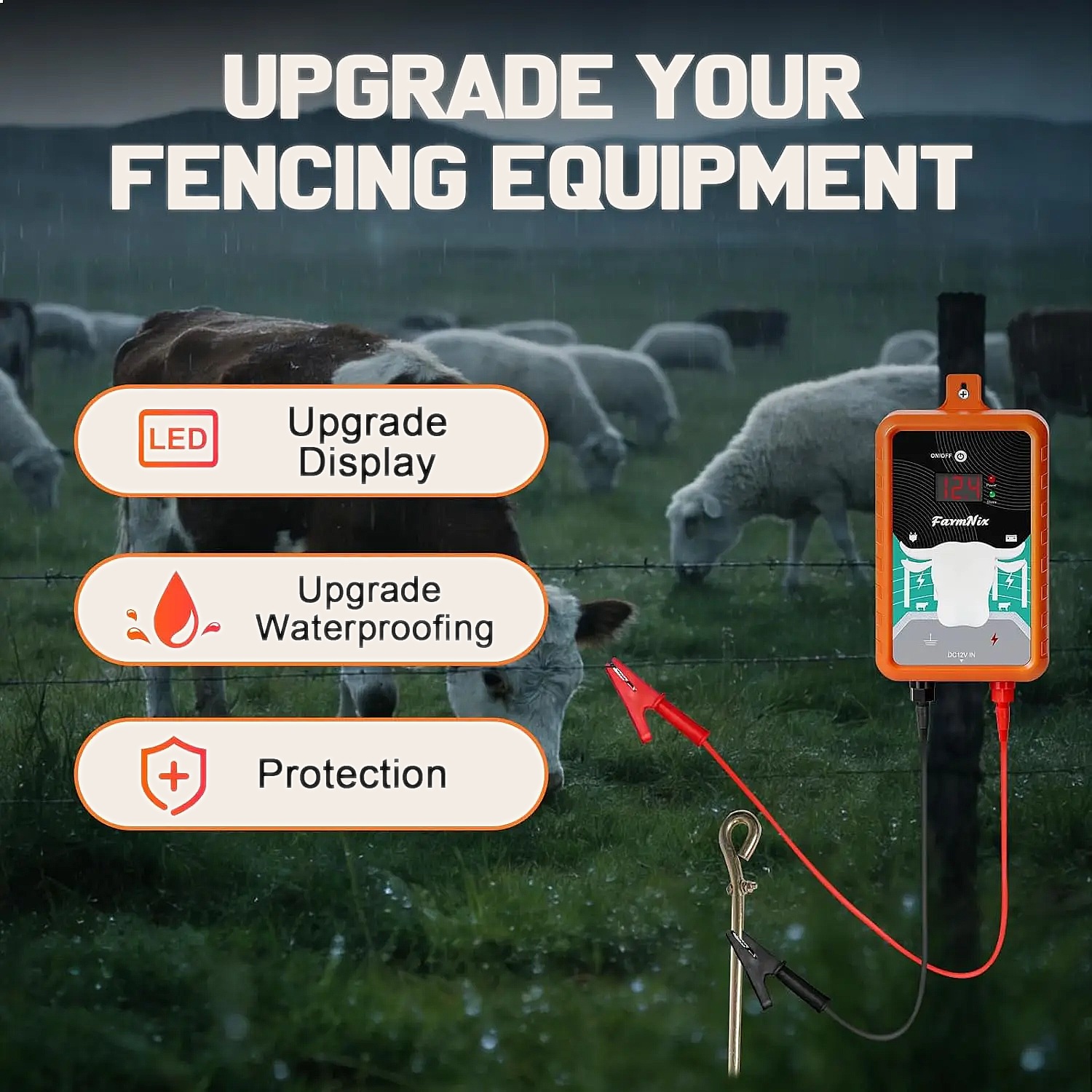 Электронный контроллер для эле – обзор и цена Livestock Fence Energizer 12V
